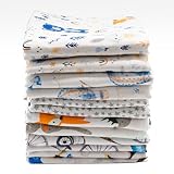 Clevere Kids Mulltücher 12er Pack | Jungs oder Mädchen | 70x80 | Oeko-TEX | Made in EU...